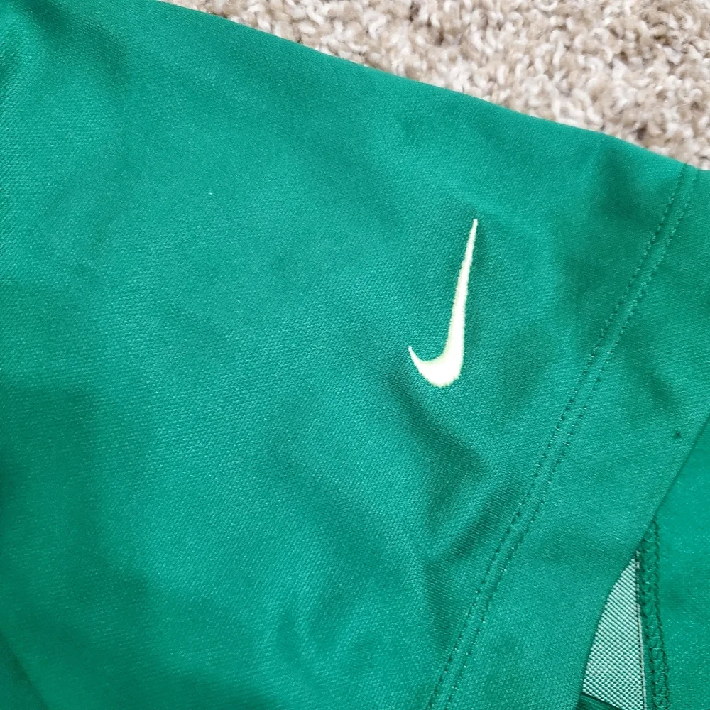Nike Golf‎ Dri Fit Green Short Sleeve Polo Hawaiian Mens XXL